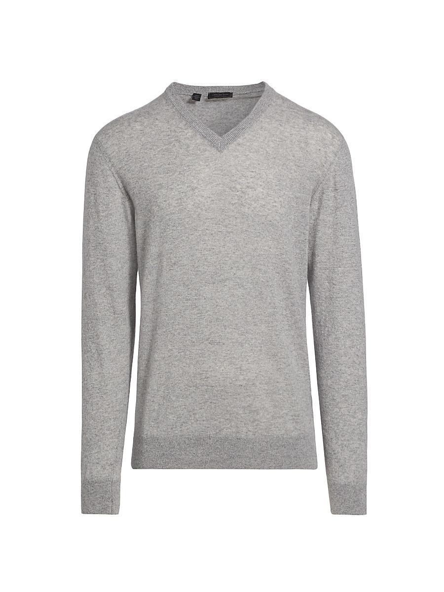 Mens COLLECTION Cashmere V-Neck Sweater Product Image