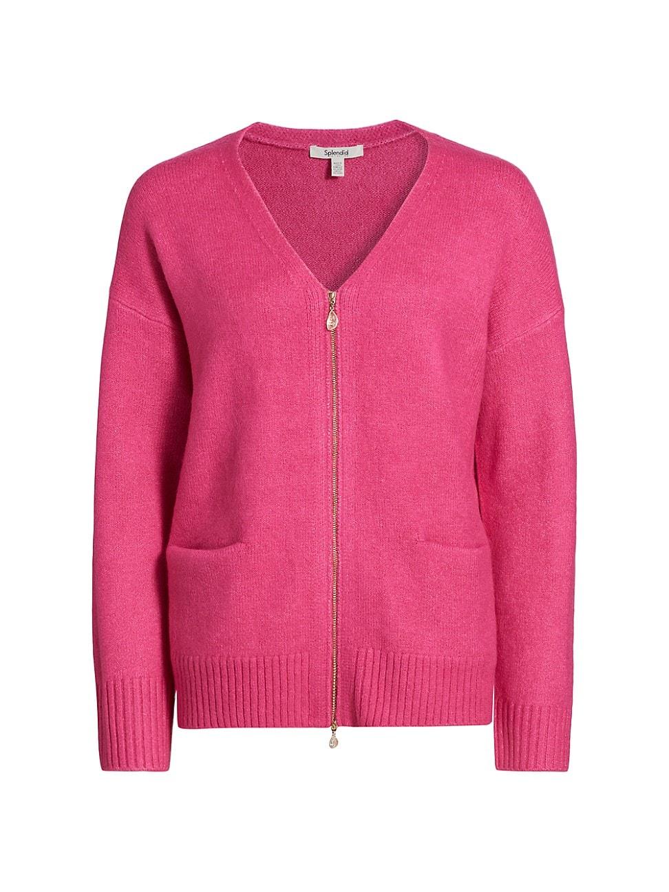 Womens Zeena Two-Way Zip Cardigan Product Image