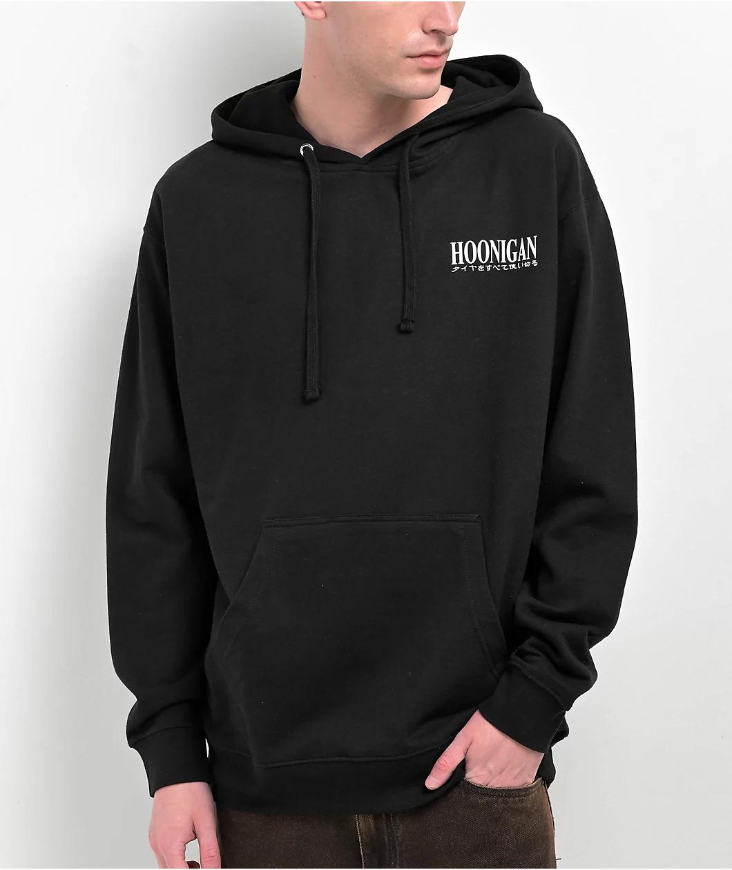 Hoonigan Tokyo Drip Black Hoodie Product Image