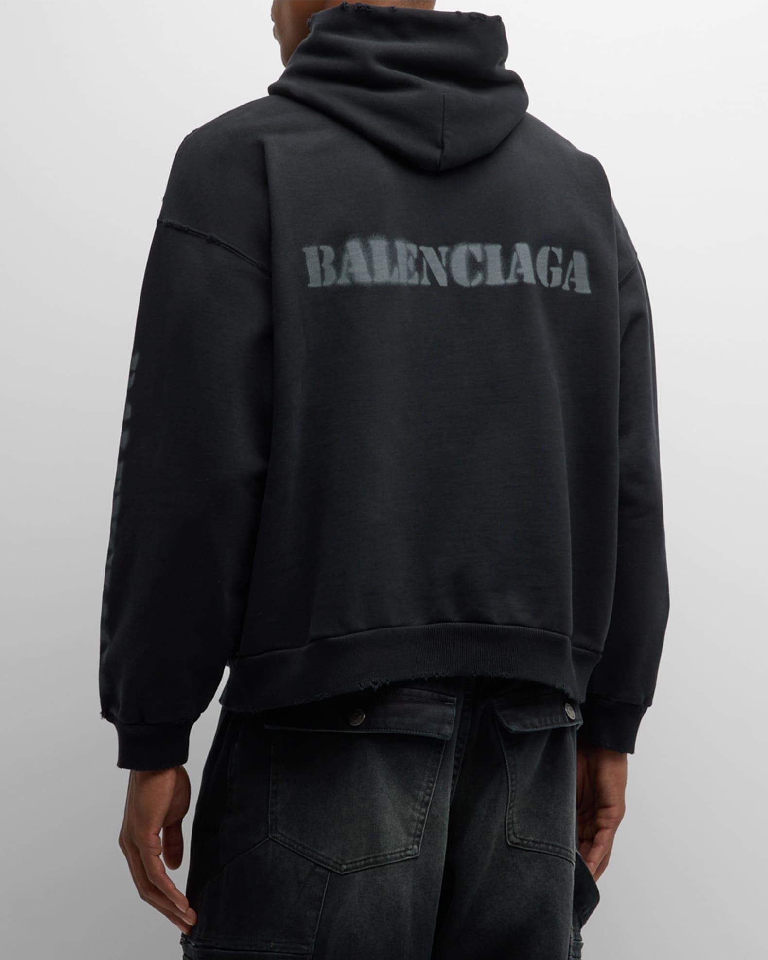 Men's Fleece Stencil Logo Hoodie Product Image