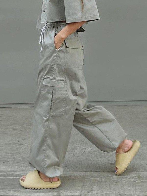 Vintage Oversized Parachute Cargo Pants Product Image