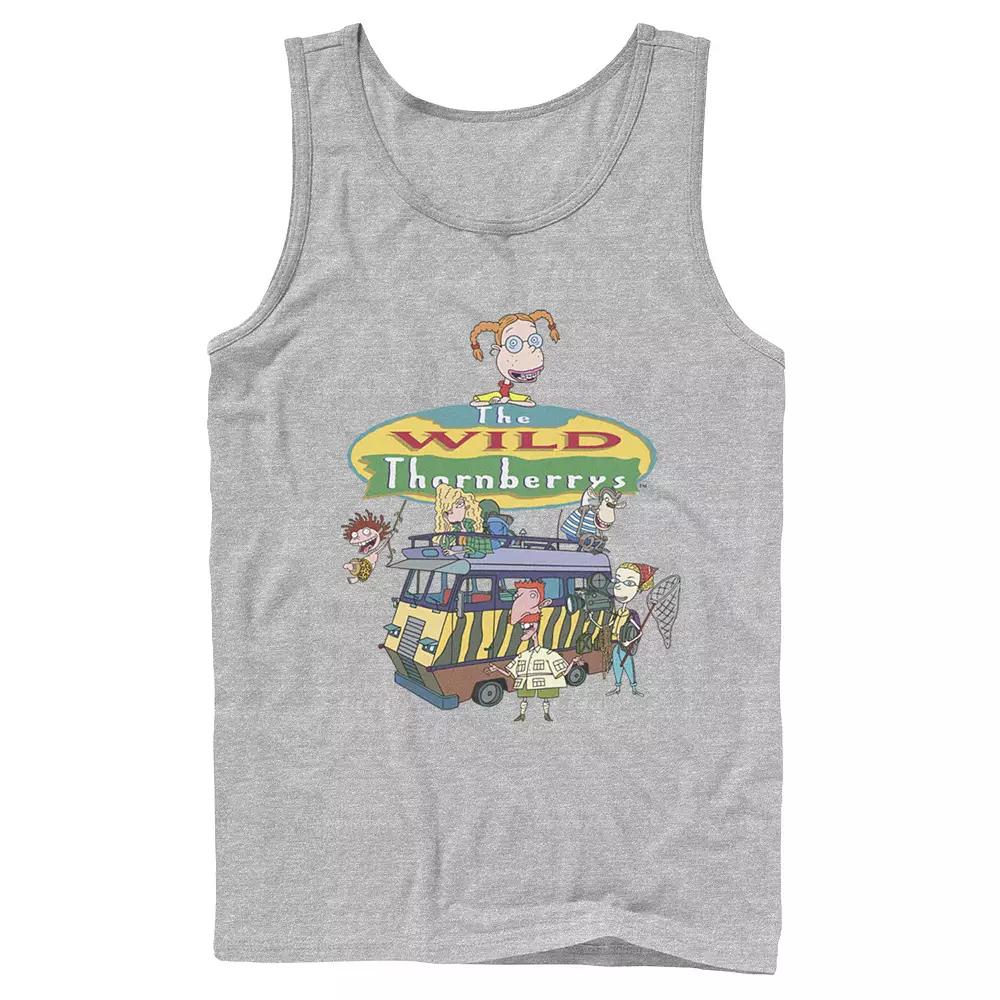 Men's Nickelodeon The Wild Thornberrys Family RV Logo Tank Top,  Product Image