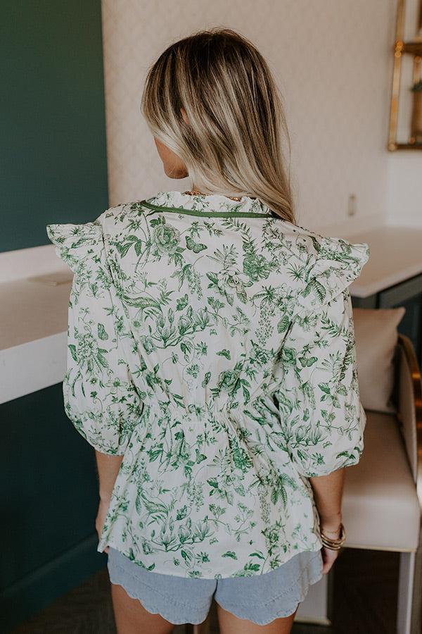 Charming Embrace Floral Top Product Image