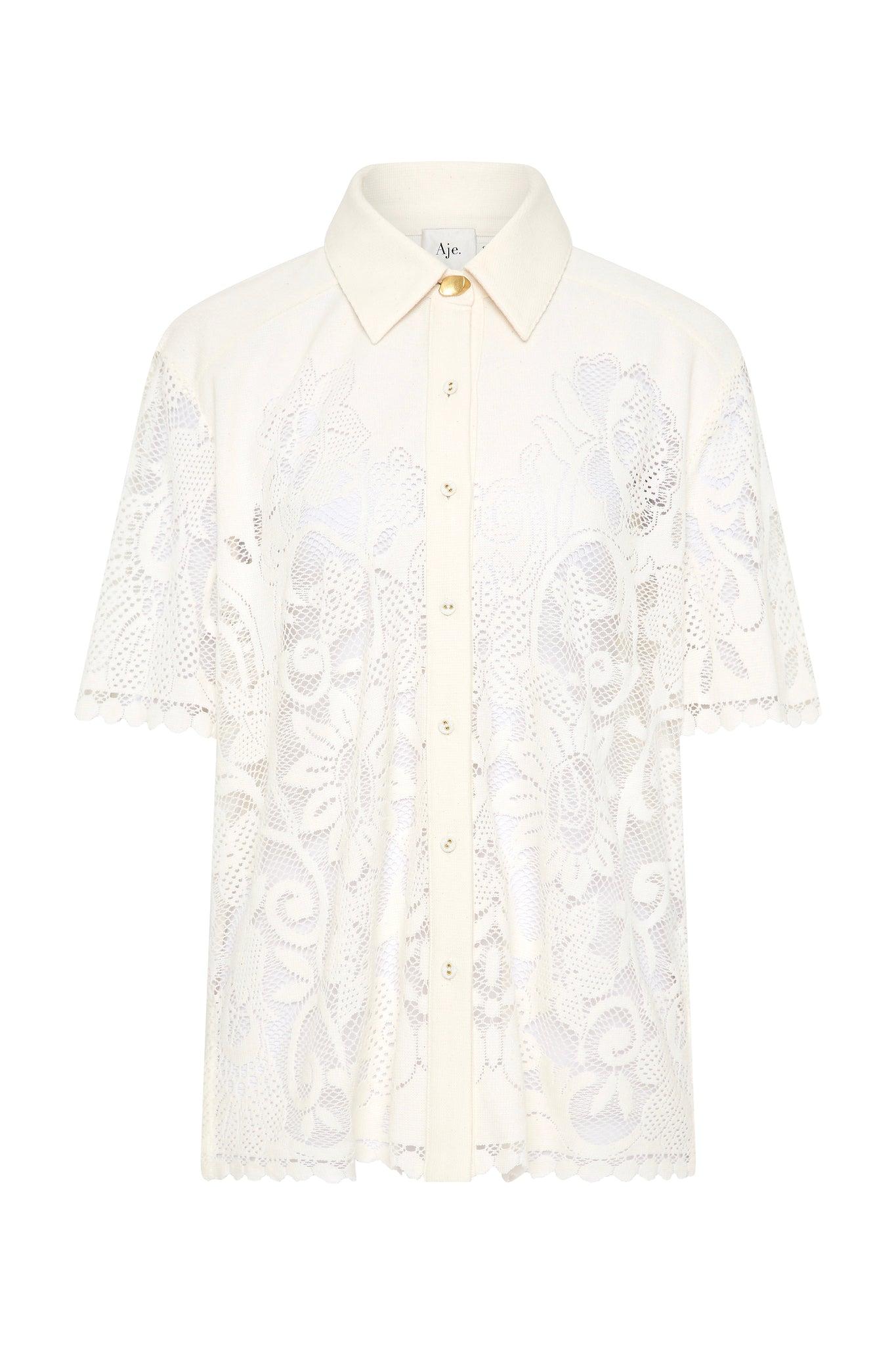 Muses Lace Oversize Shirt Product Image