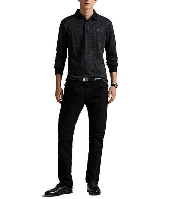 Polo Ralph Lauren Classic Fit Glen Plaid Long Sleeve Polo Shirt Product Image