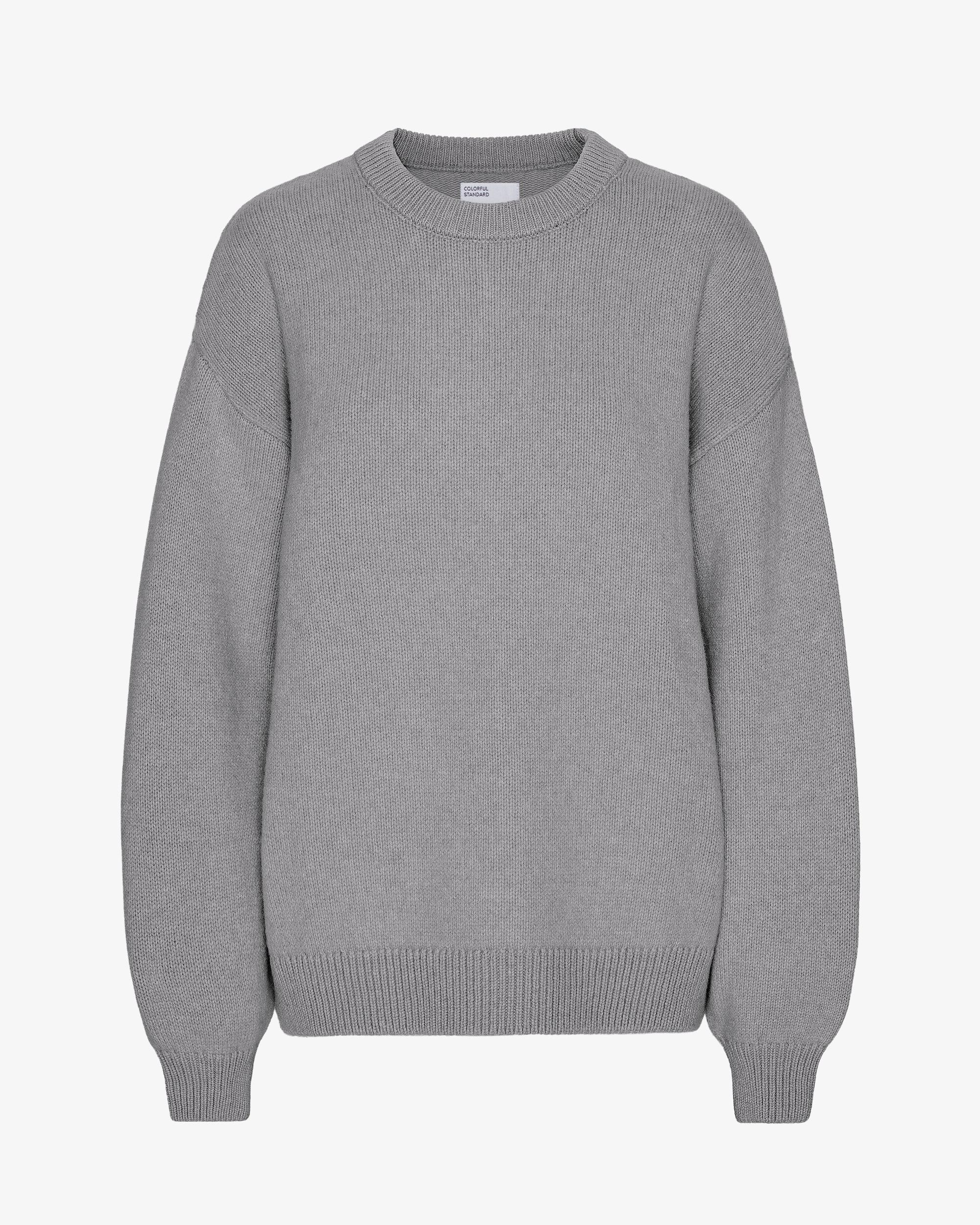 Oversized Merino Wool Crew - Burned Yellow Product Image