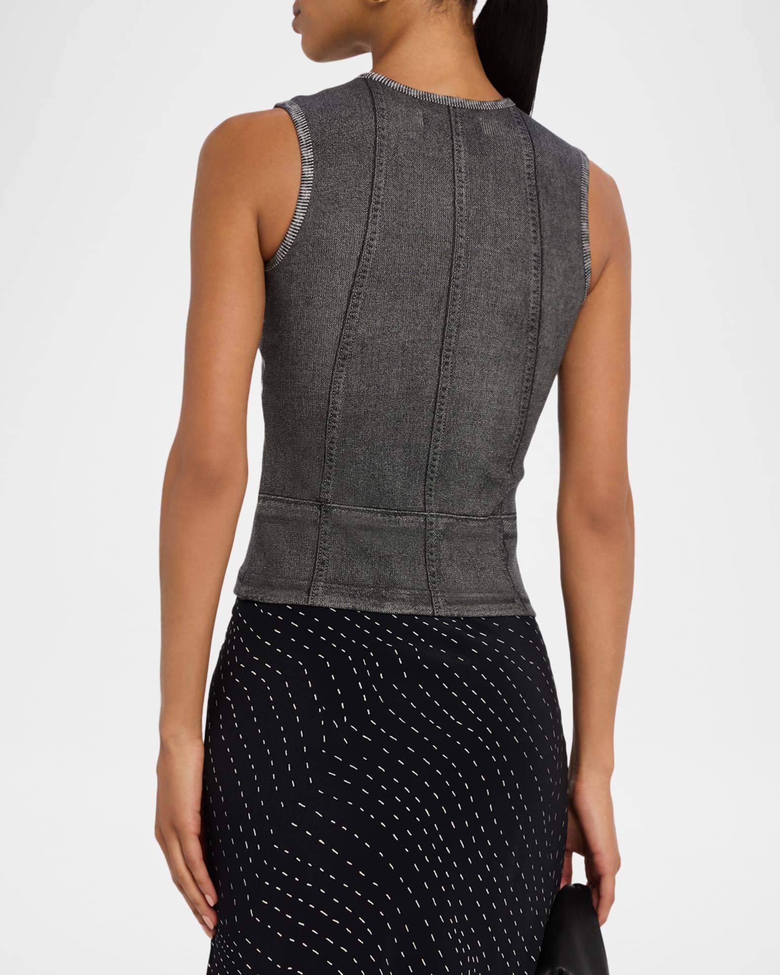 Miramar Ribbed Muscle Tank Top  Product Image