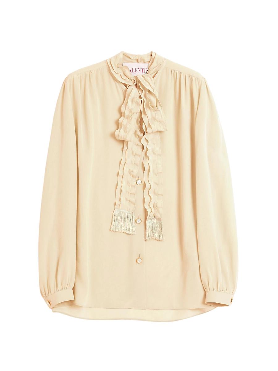 Womens Crepe De Chine Shirt Product Image