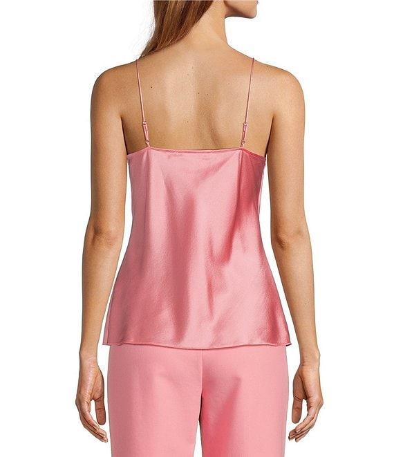 Antonio Melani Lila Silk Charmeuse Scoop Neck Sleeveless Blouse Product Image