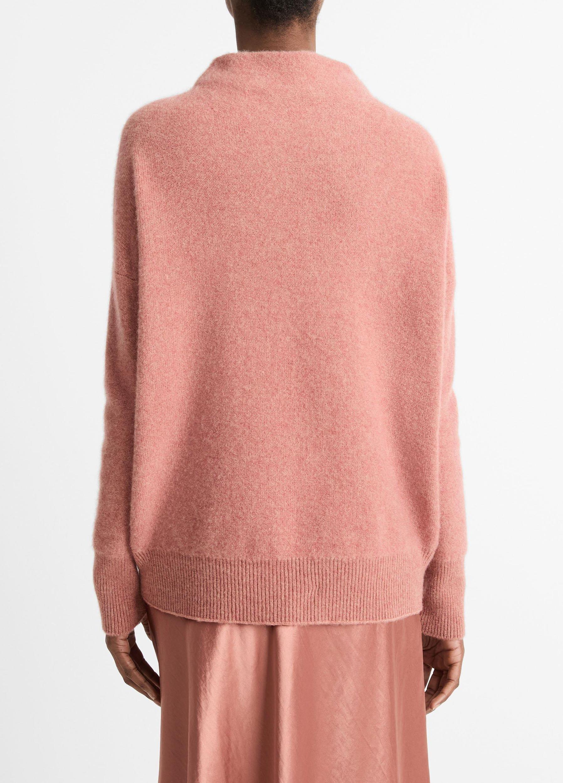 Plush Cashmere Funnel-Neck Sweater Product Image