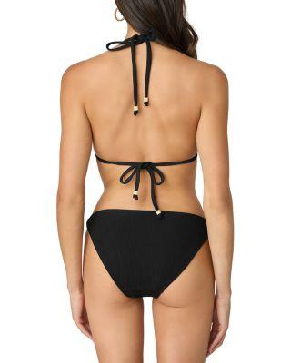 Chain Ribbed Triangle Bikini Tip Product Image