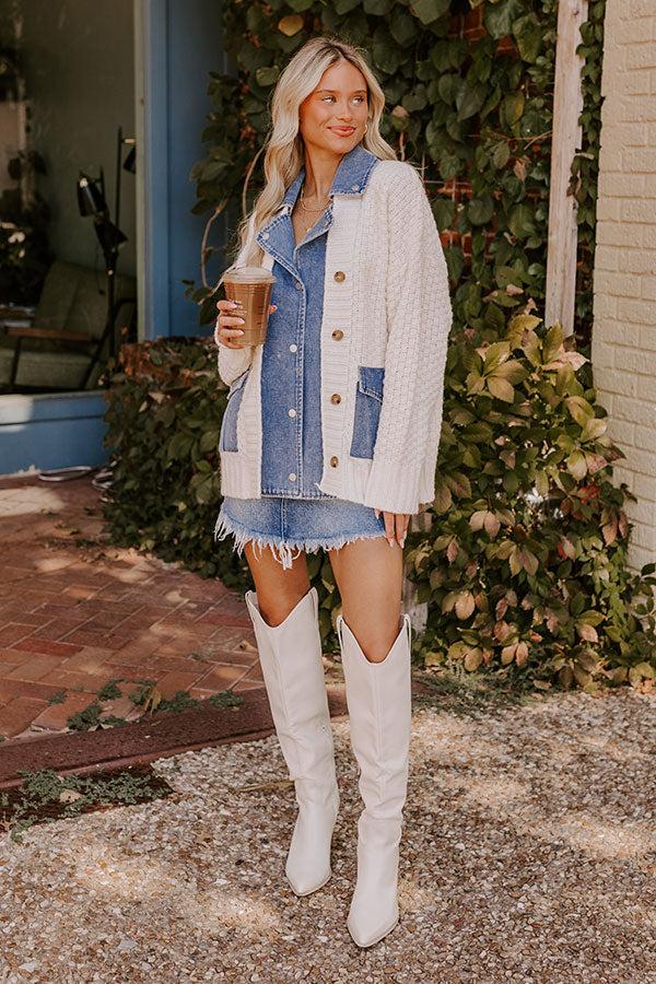 Cue The Cozy Knit Jacket Product Image