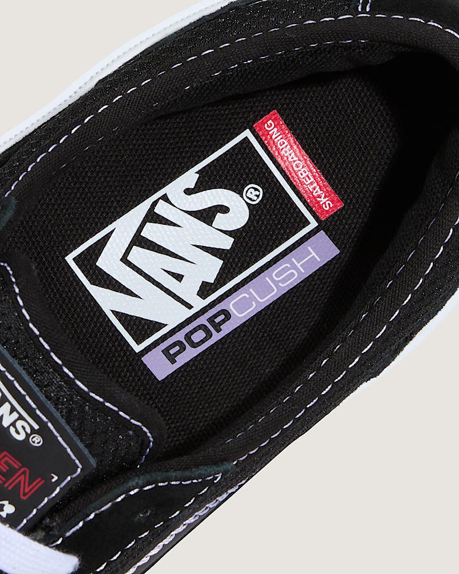 Skate Curren Caples Gum Shoe in Black / White| Vans US Product Image