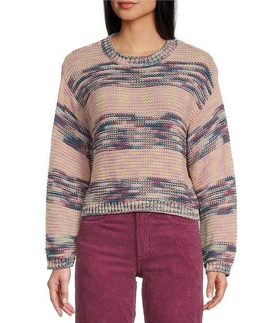 Billabong Fade Out Long Sleeve Space Dyed Stripe Sweater Product Image