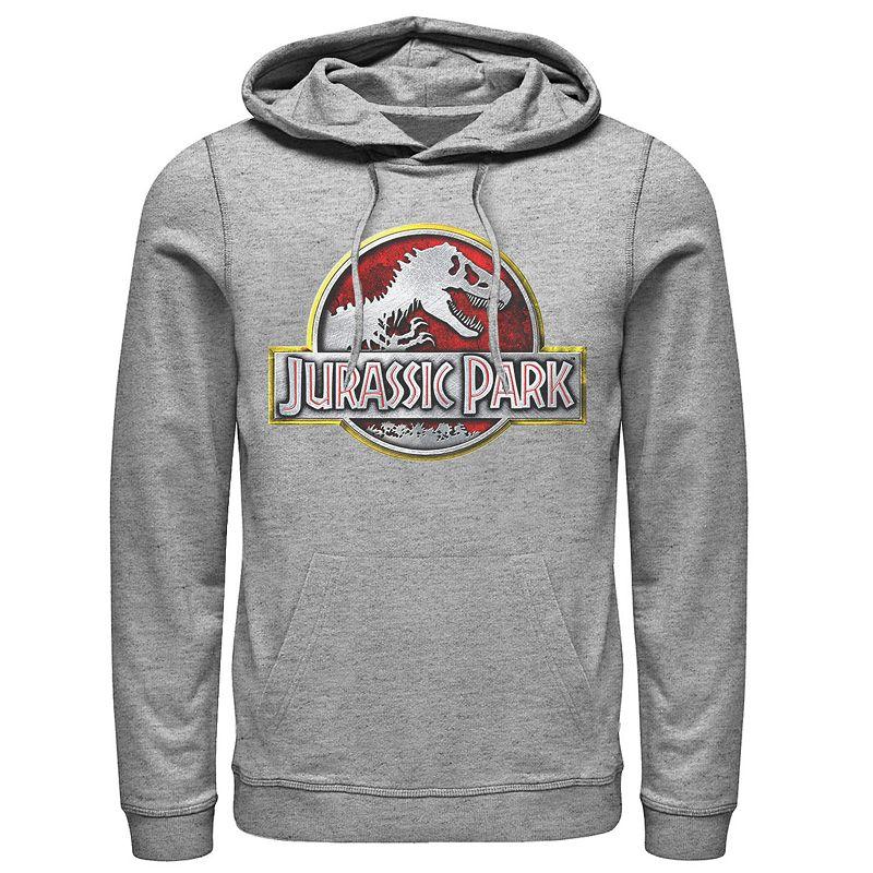 Men's Jurassic Park Chrome Logo Hoodie,  Product Image