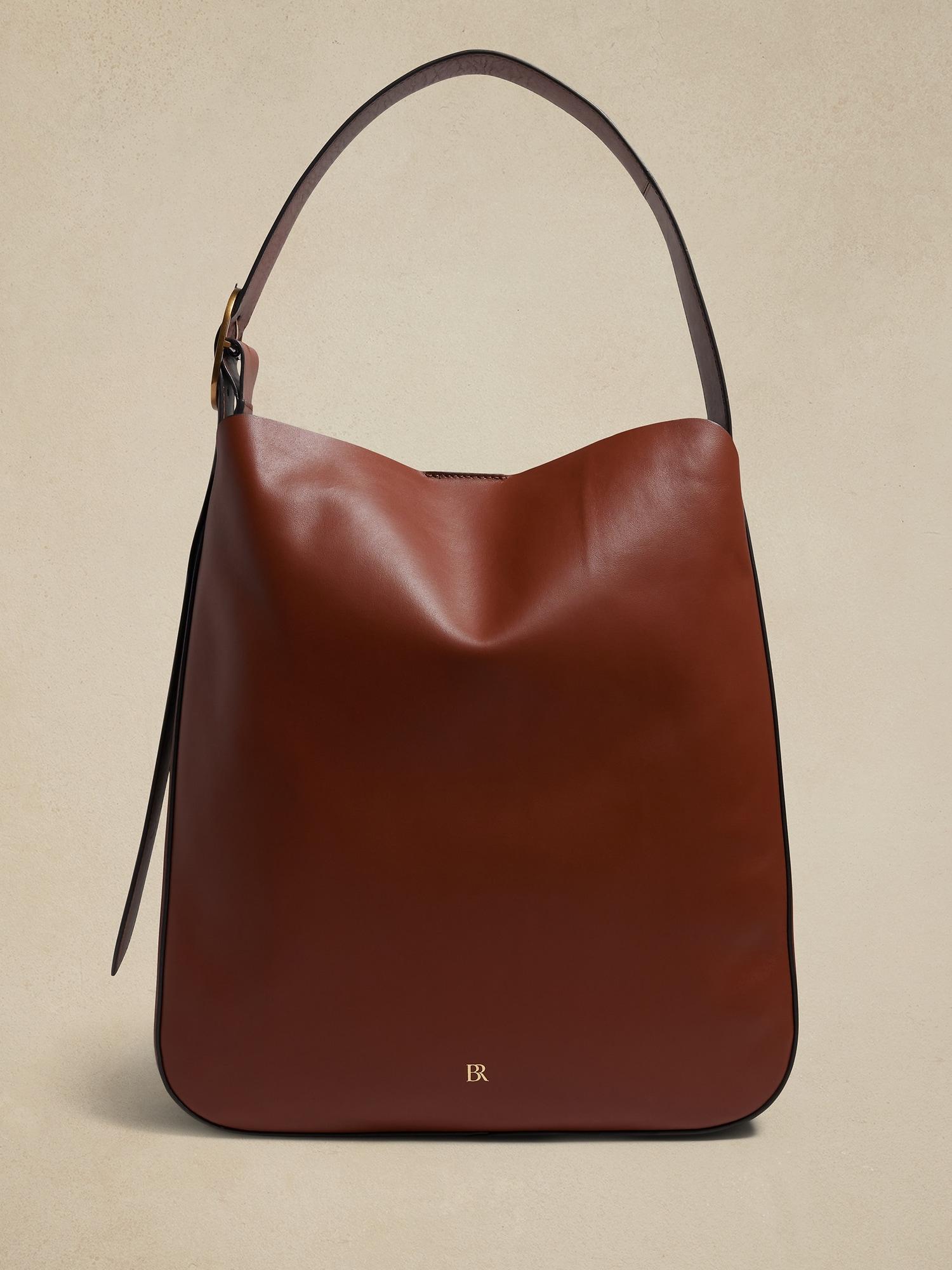Leather Oversize Tote Product Image