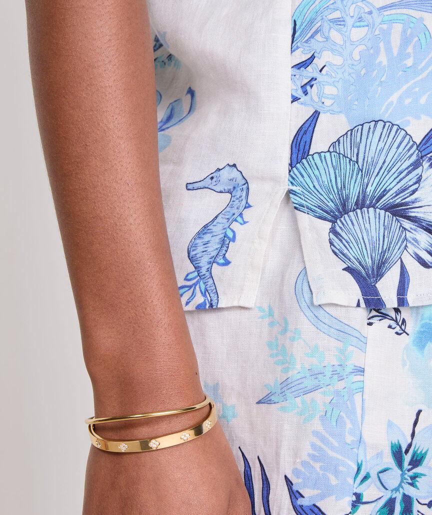 Linen Short-Sleeve Button-Down Product Image