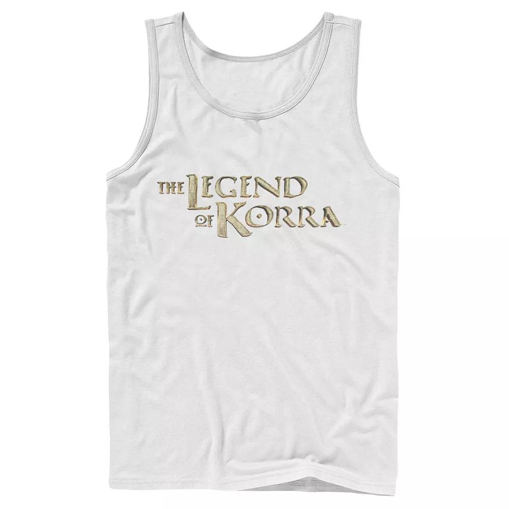 Men's Nickelodeon Legend of Korra Golden Stone Logo Tank Top,  Product Image