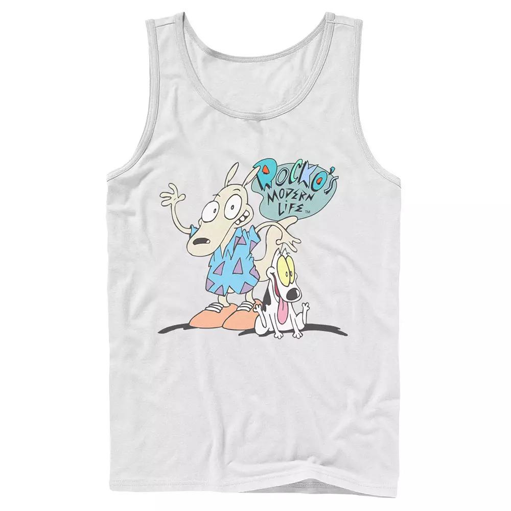 Men's Jurassic World Grey Jungle Classic Logo Tank Top,  Product Image