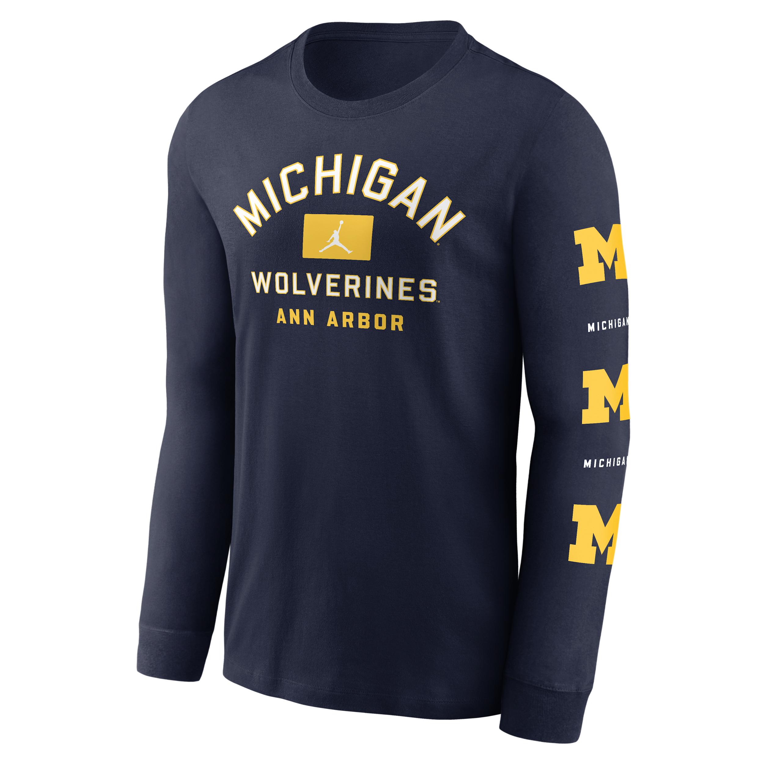 West Virginia Campus Classic Location Nike Mens College Long-Sleeve T-Shirt | NKAC41SWVN-SPZ Product Image