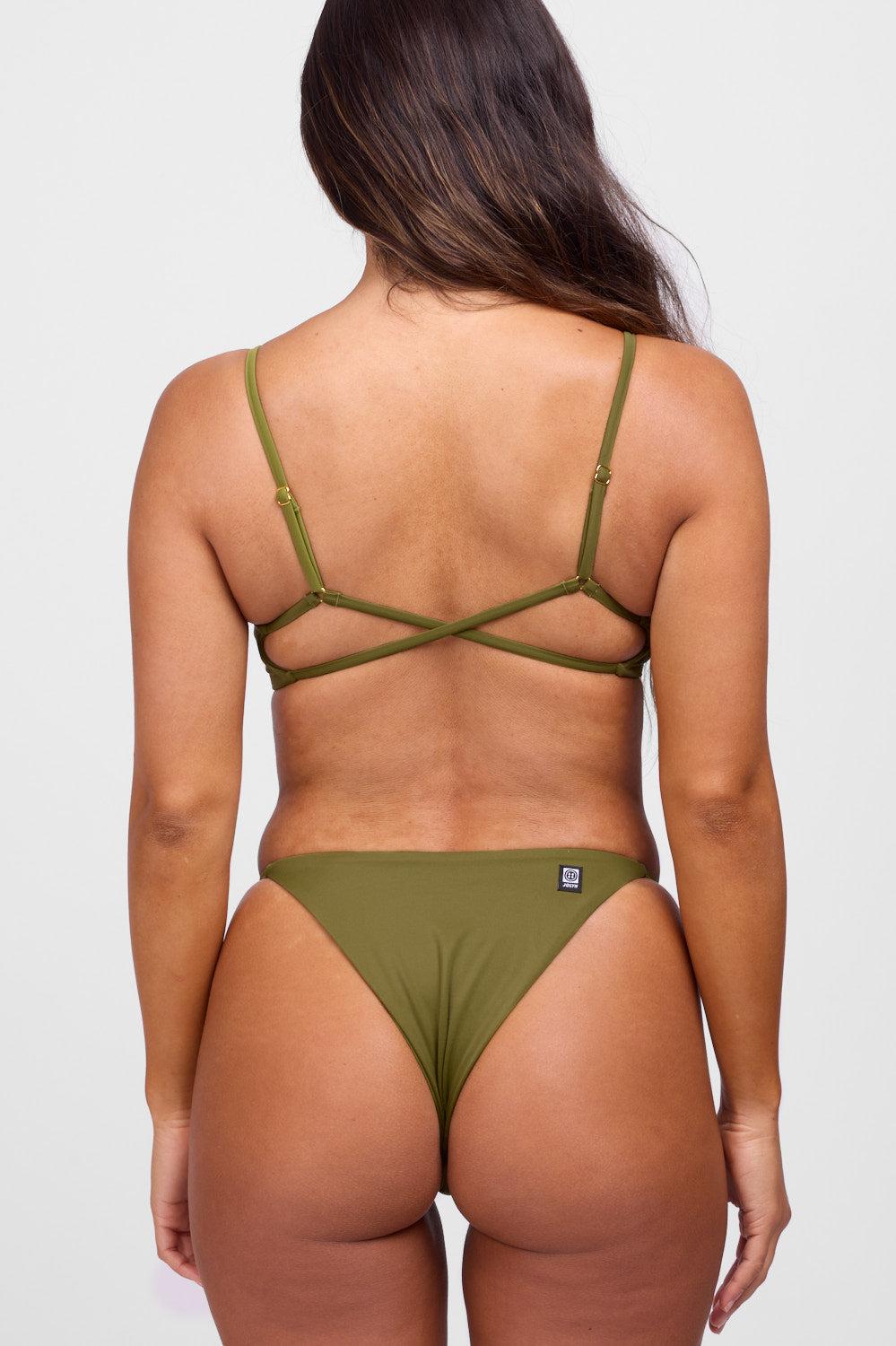 Brooklyn Bikini Bottom - Kelp Female Product Image