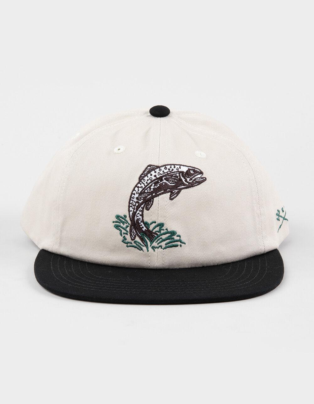 DARK SEAS Jumper Snapback Hat - BLACK/WHITE Product Image