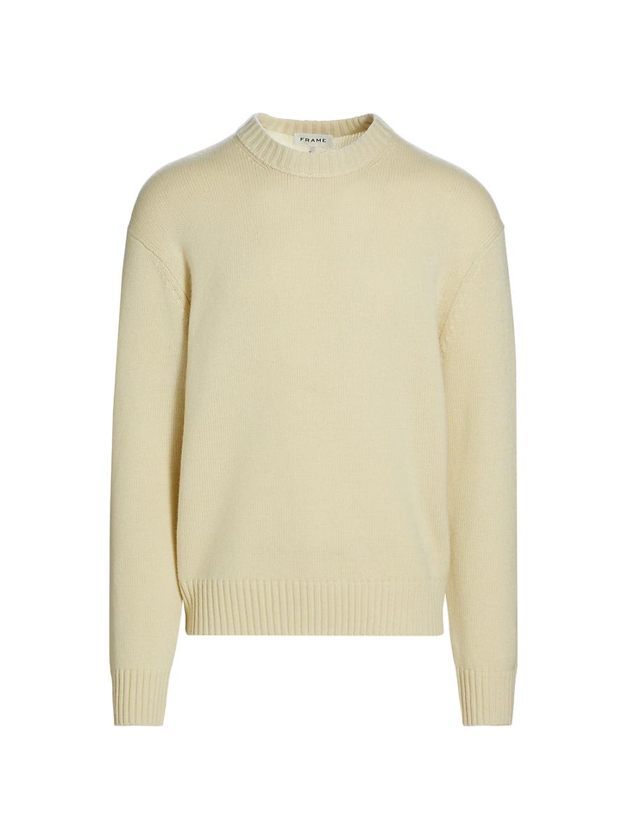 Mens Wool-Cashmere Crew Sweater Product Image