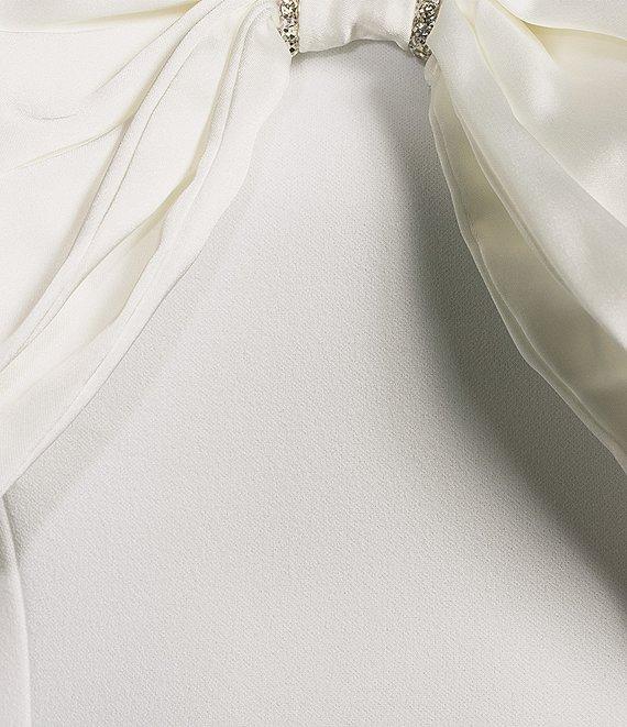 B. Darlin Strapless Fit & Flare Bow Trim Detail Dress Product Image