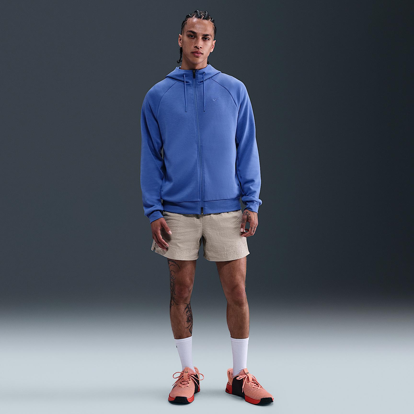 Nike Mens Primary Fleece Dri-FIT UV Full-Zip Performance Hoodie | FZ0967-411 Product Image