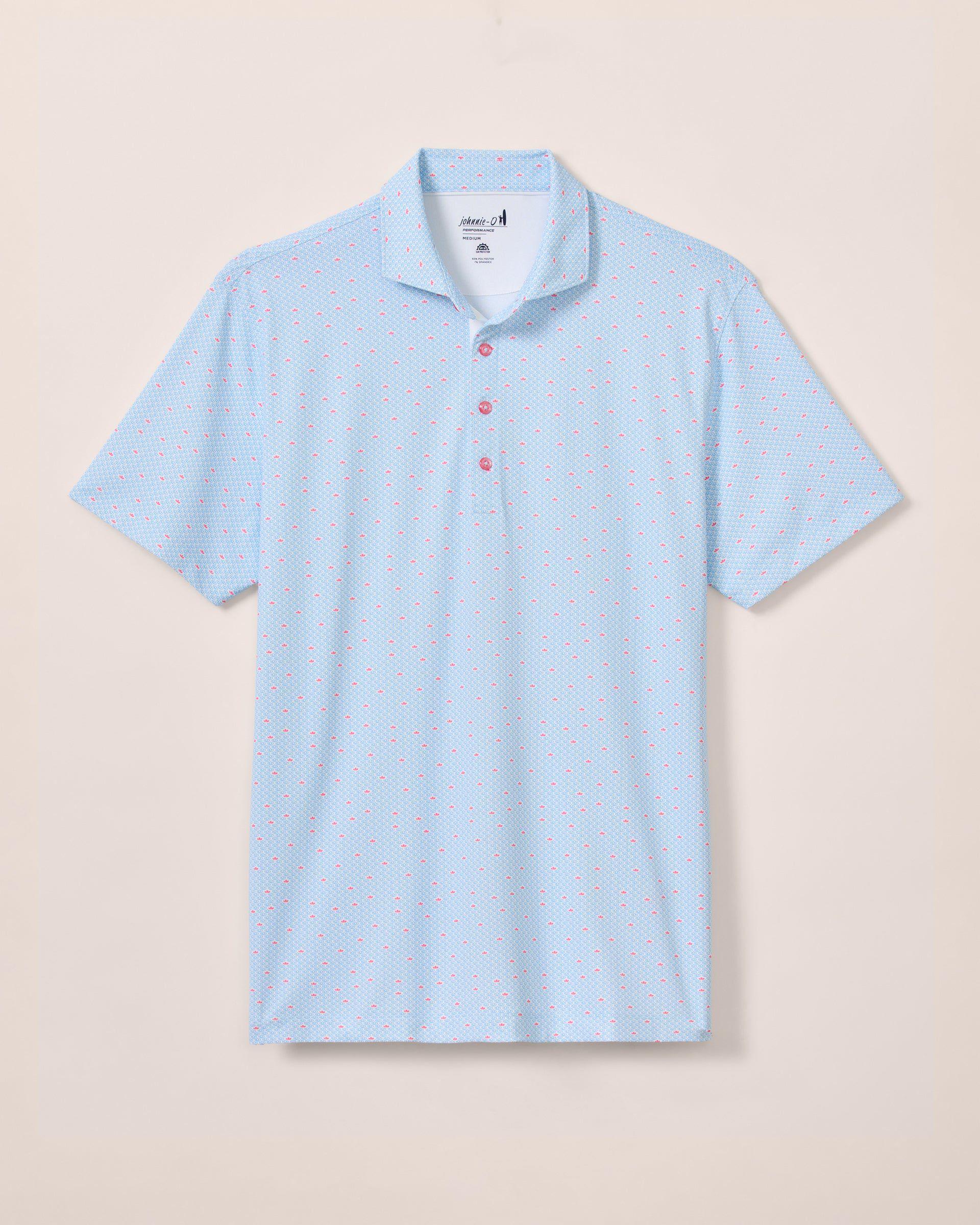 Performance Mesh Polo - Poppy Male Product Image