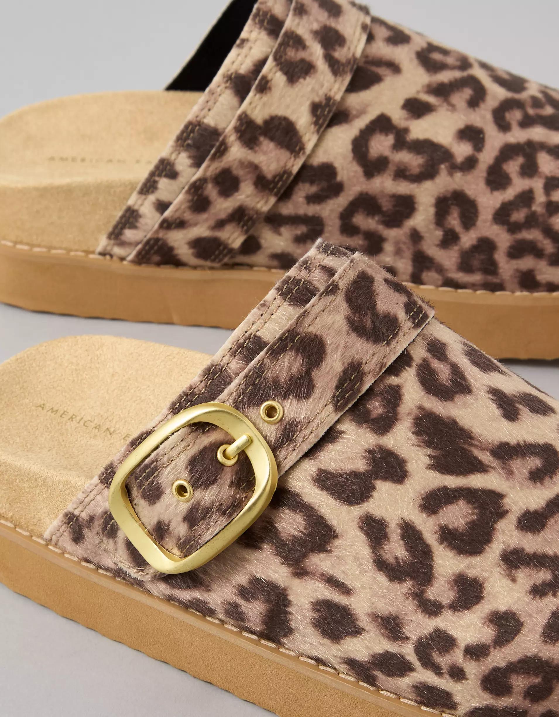 AE Leopard Platform Clog Product Image