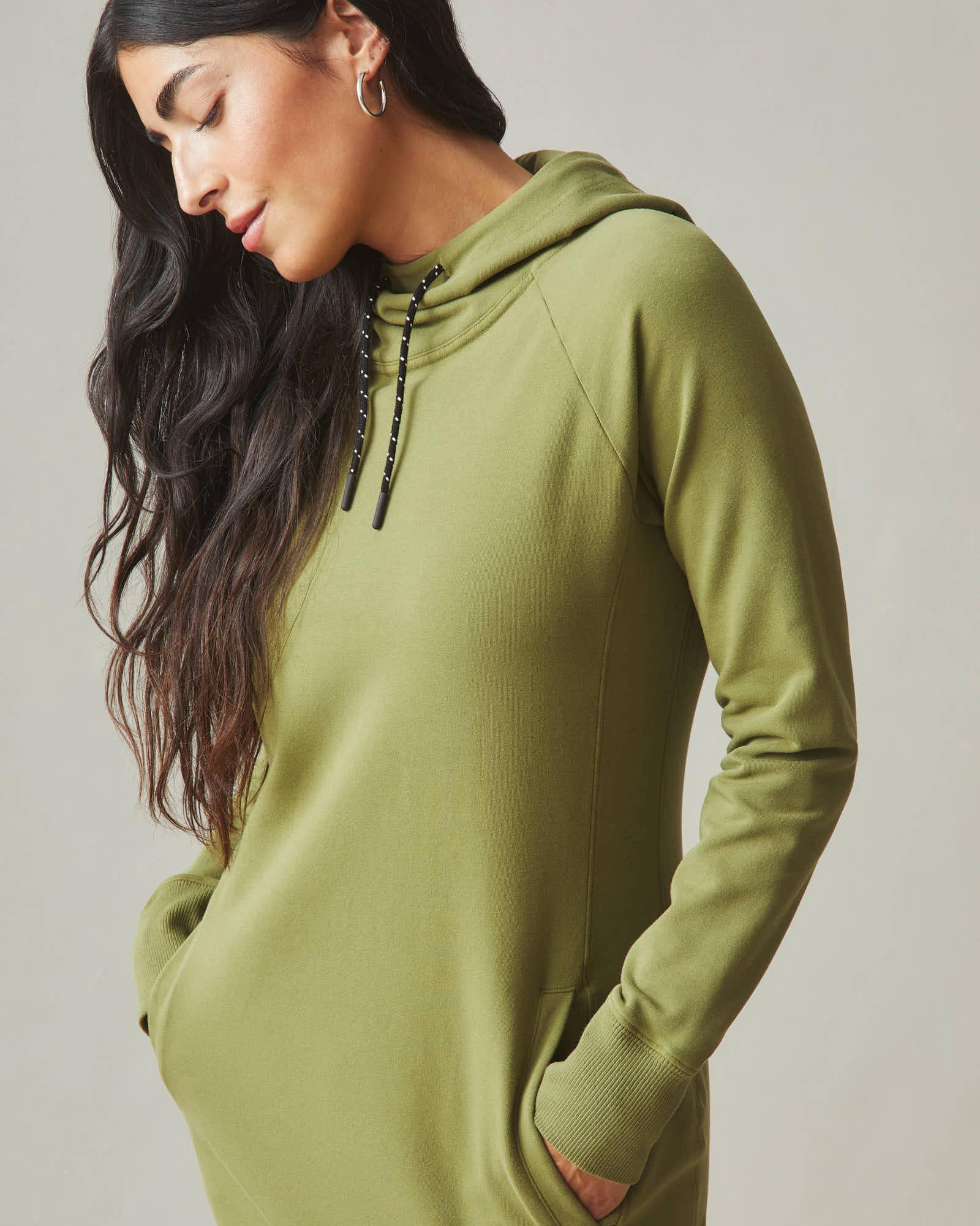 Women's Hoodie Dress - Capulet Olive Product Image