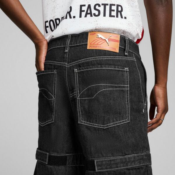 A$AP ROCKY x PUMA Knee Pad Men's Pants in Black/Denim Product Image