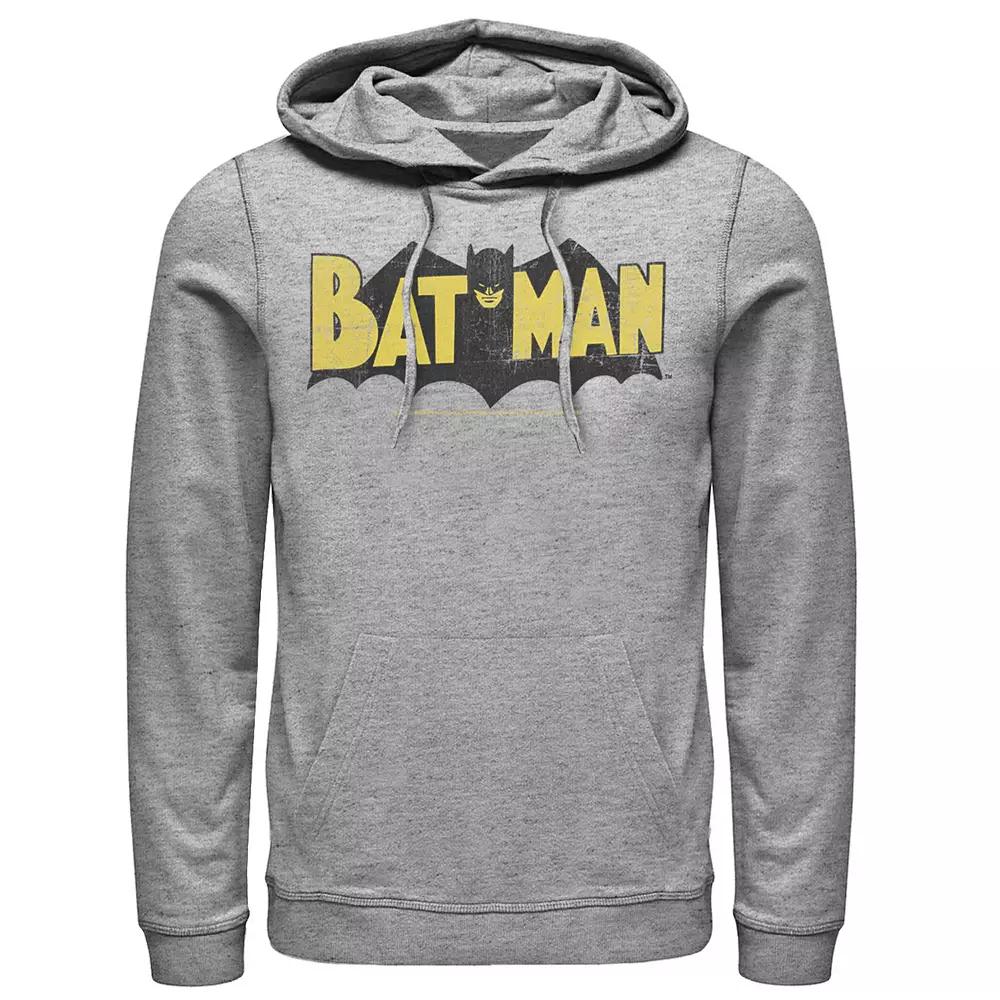 Men's DC Comics Batman Large Block Text Logo Hoodie,  Product Image