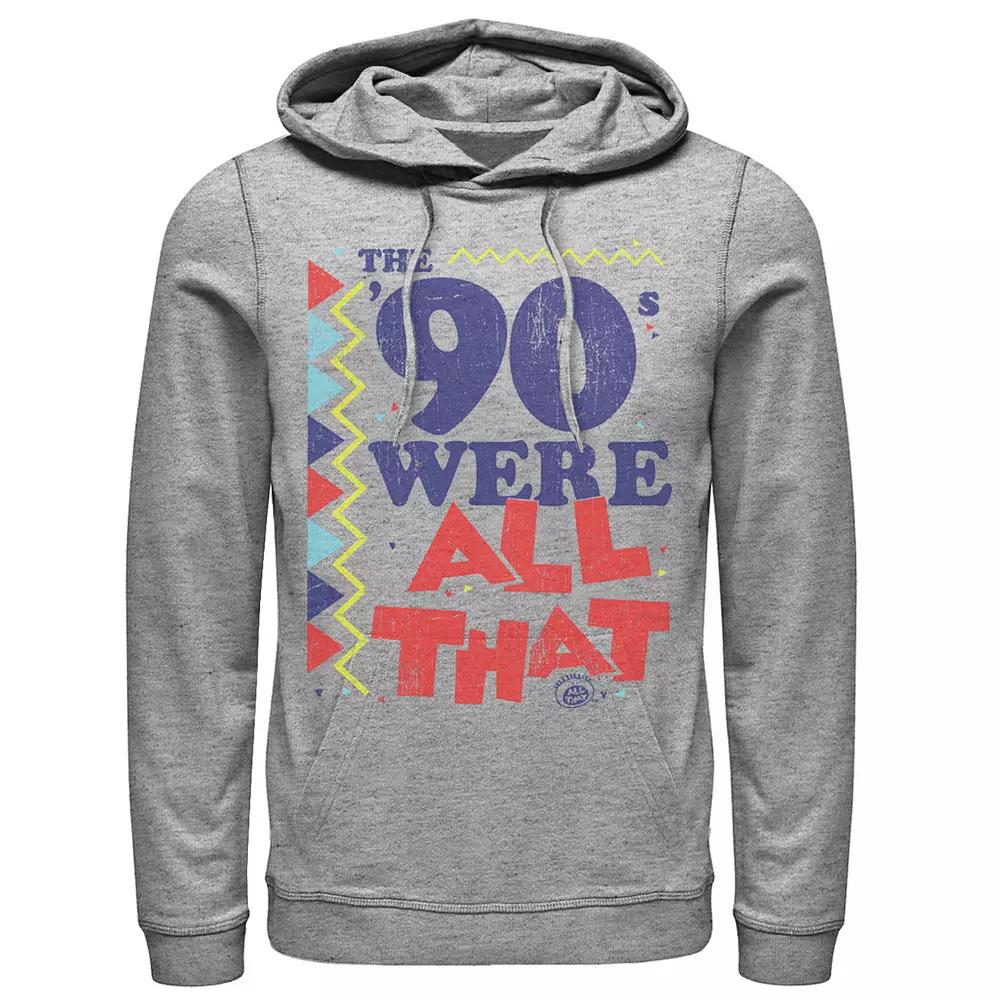 Men's Nickelodeon All That The Nineties Were Retro Poster Graphic Hoodie,  Product Image