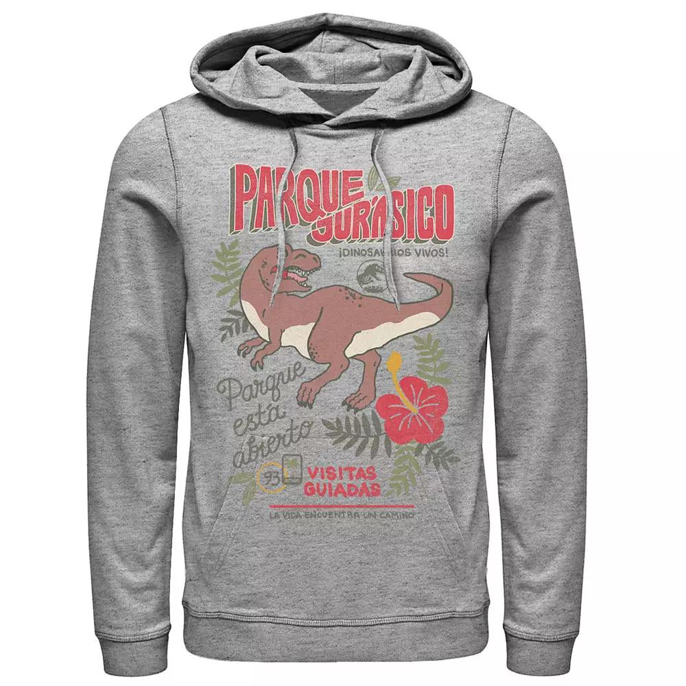 Men's Jurassic Park Spanish Opening Day Poster Hoodie,  Product Image