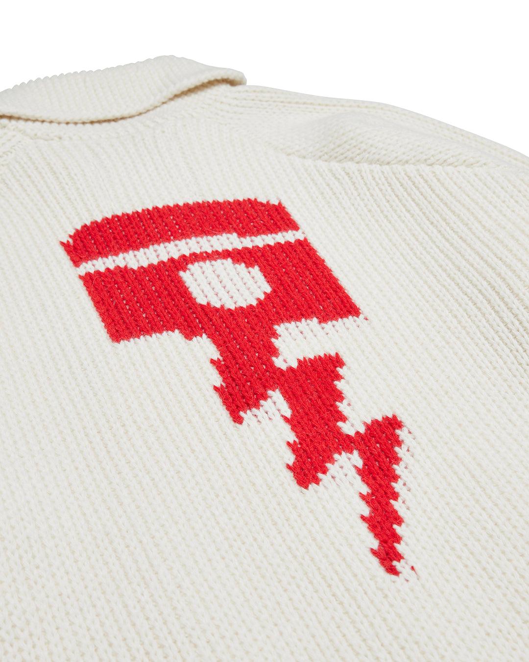 Piston Shawl Cardigan - Dirty White Product Image