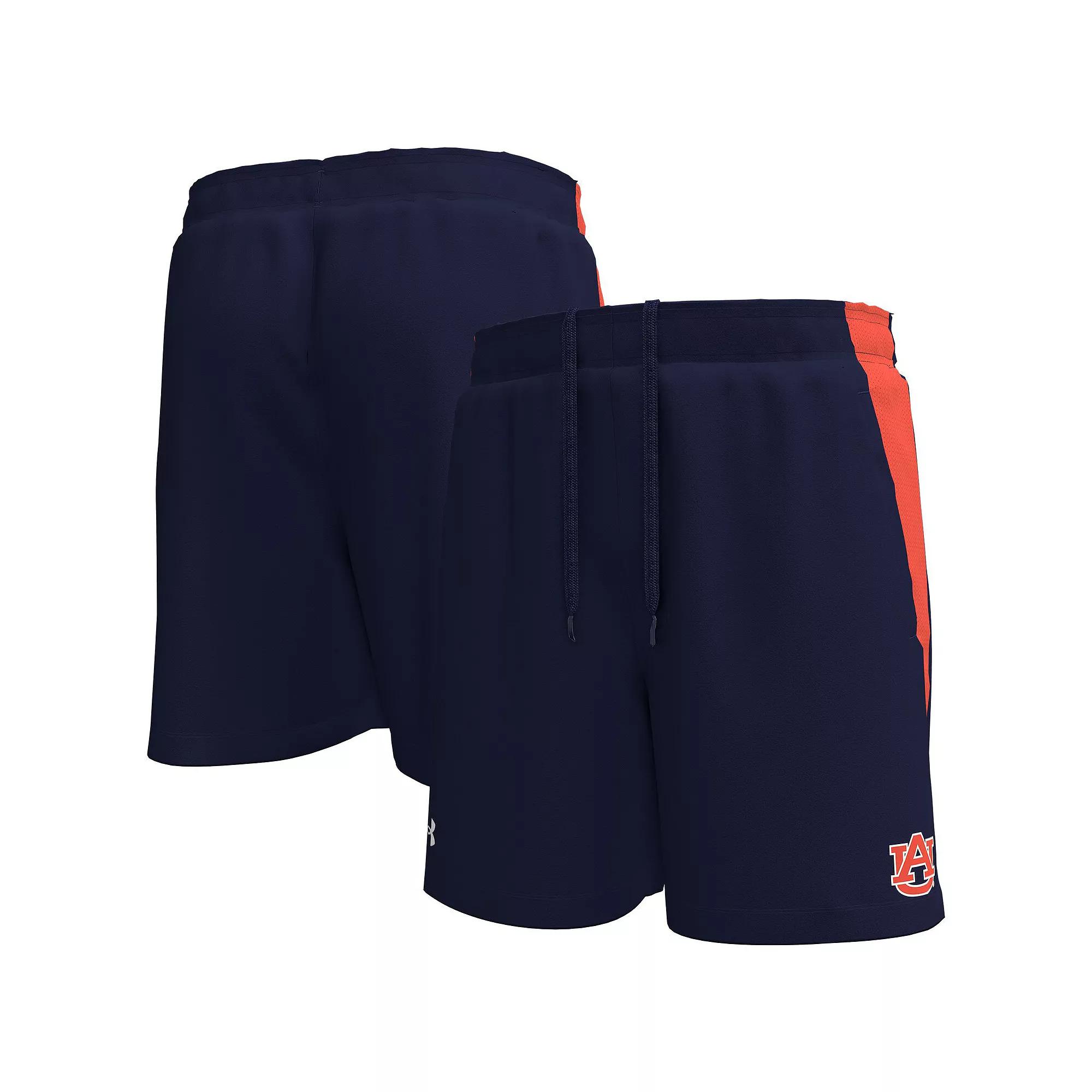 Men's Under Armour Navy Auburn Tigers Tech Vent Performance Short,  Product Image