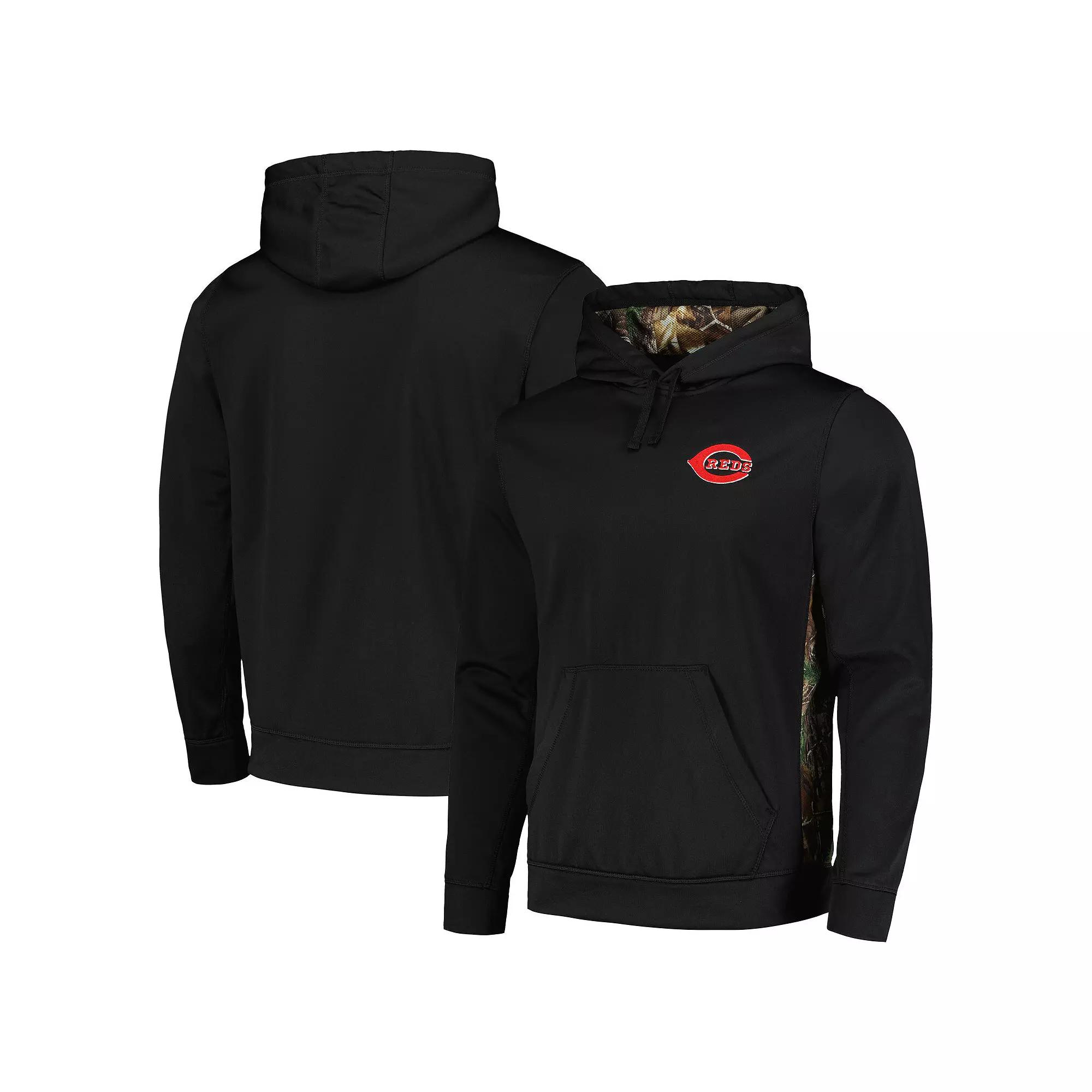 Men's Dunbrooke Black/Camo Cincinnati Reds Ranger Pullover Hoodie,  Product Image