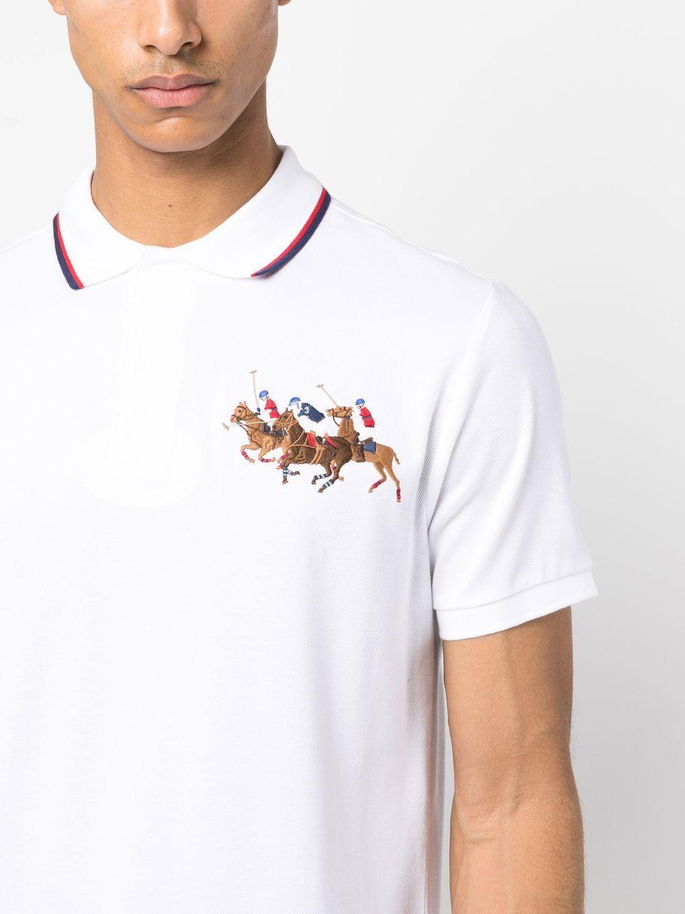 Triple-Pony cotton polo shirt  Product Image