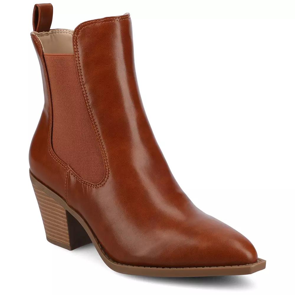 Journee Rosemary Women's Chelsea Booties,  Product Image