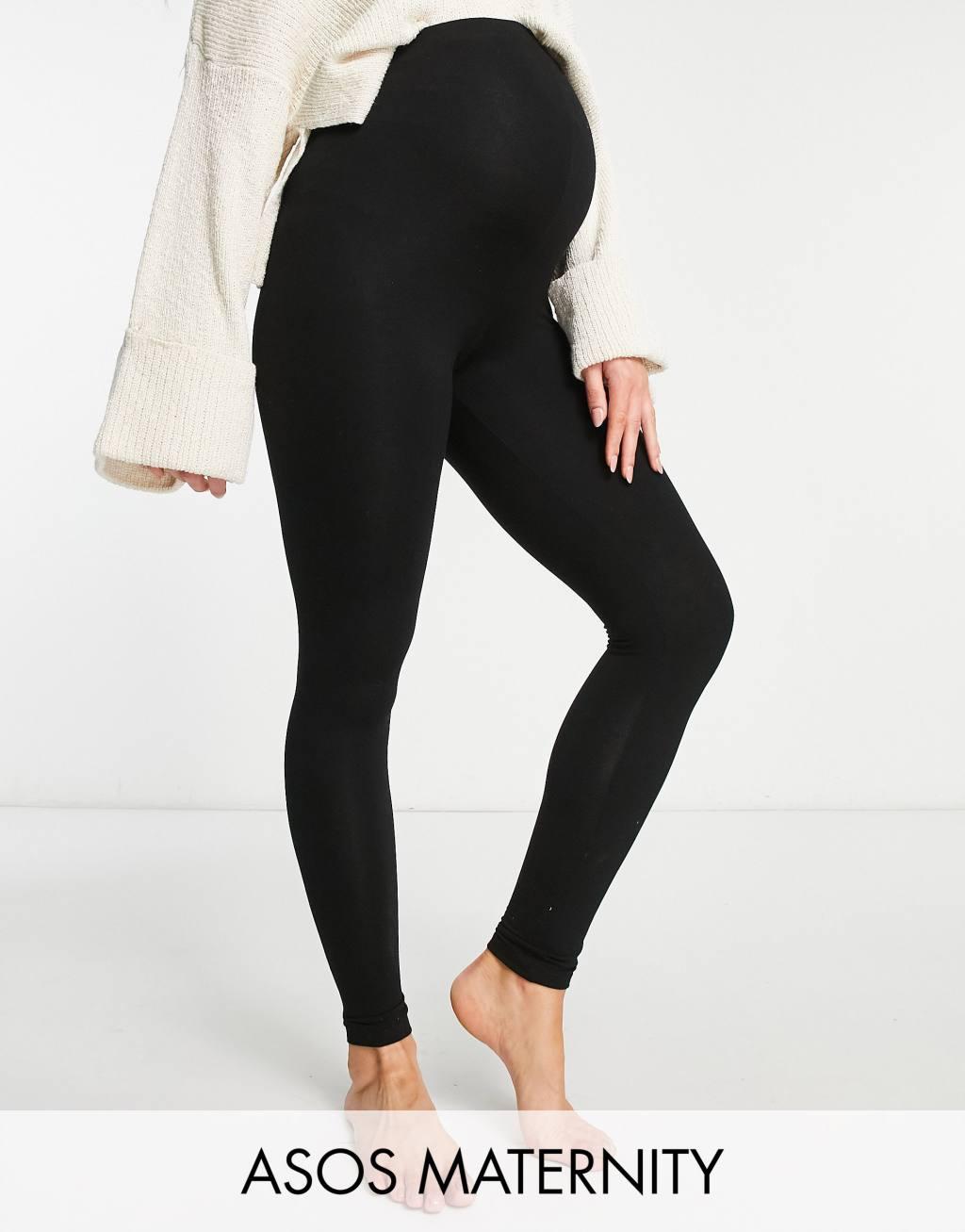 ASOS DESIGN Maternity over the bump leggings Product Image