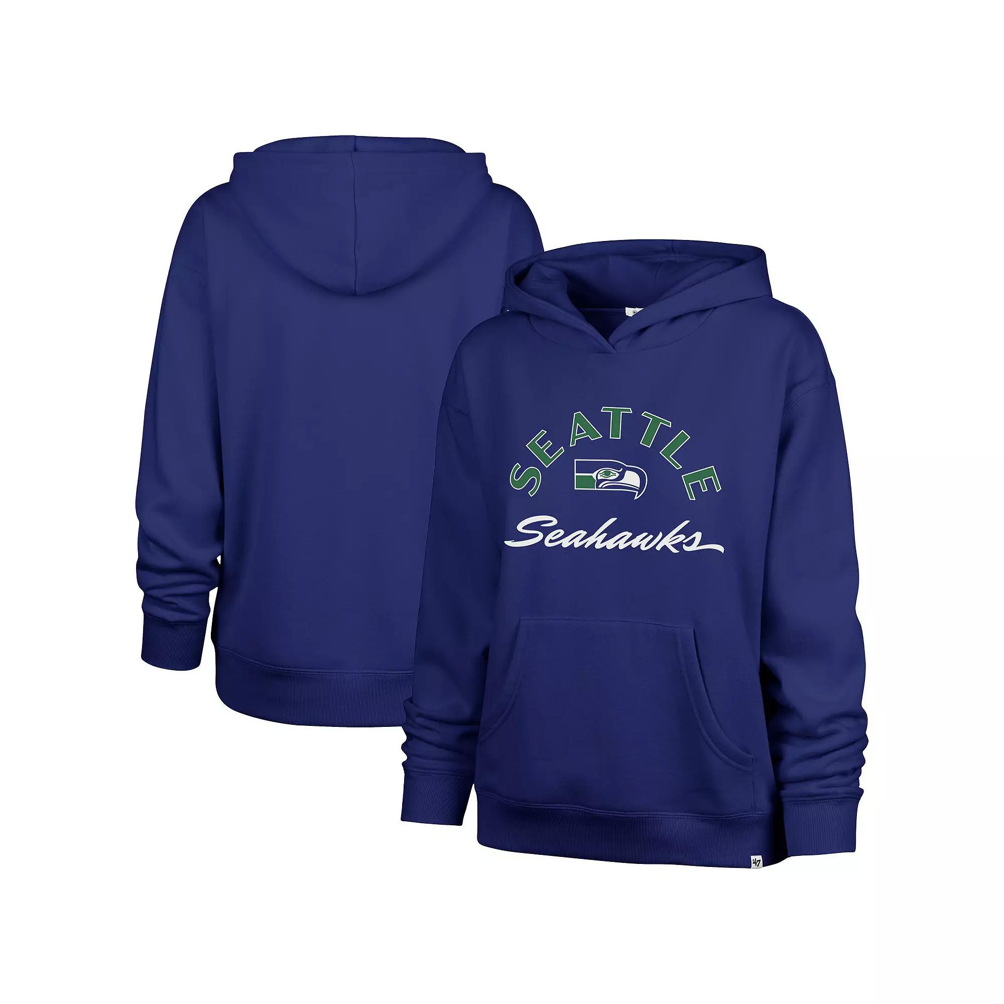 Women's '47 Black Baltimore Ravens Clarity Naomi Pullover Hoodie,  Product Image