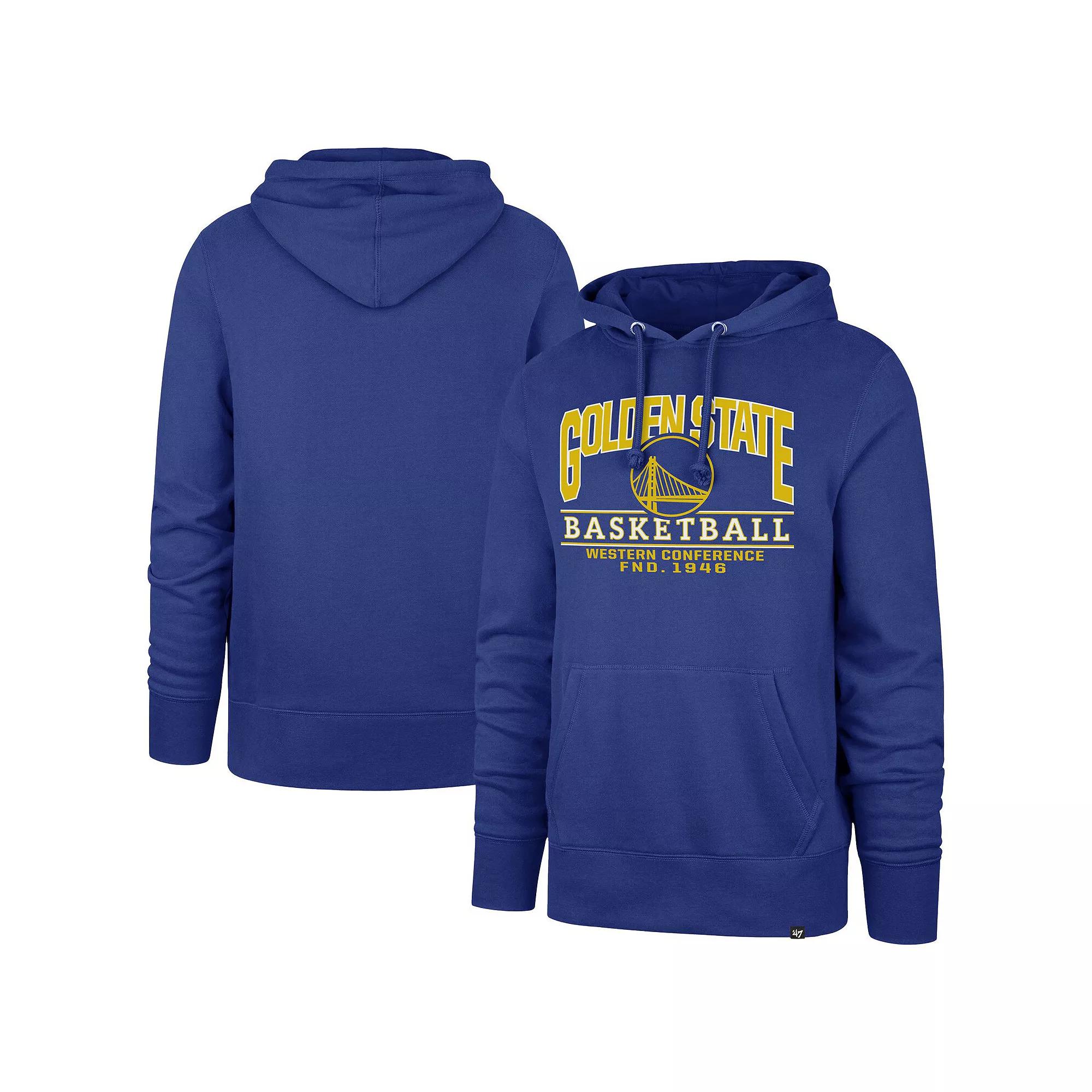 Men's '47 Royal Golden State Warriors Big & Tall Good Call Headline Pullover Hoodie,  Product Image