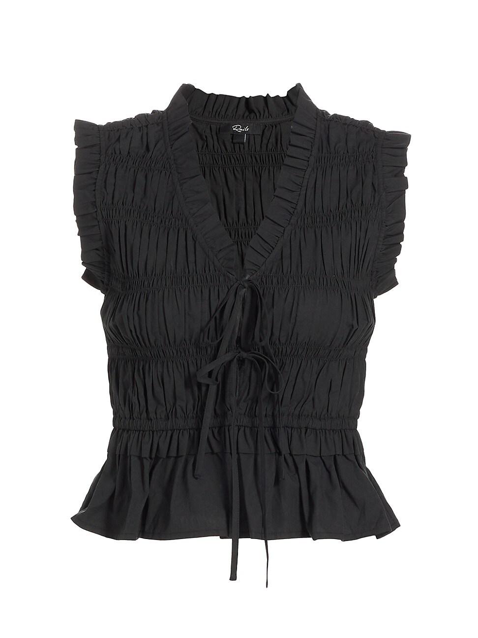 Womens Martine Smocked Tie Top Product Image