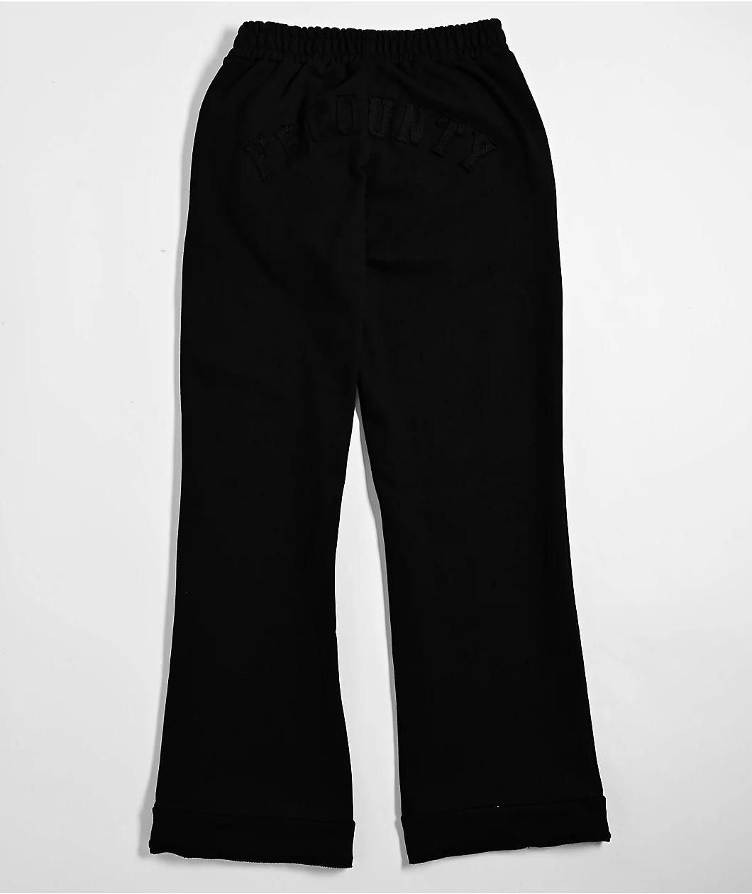 FB County French Terry Black Sweatpants Product Image