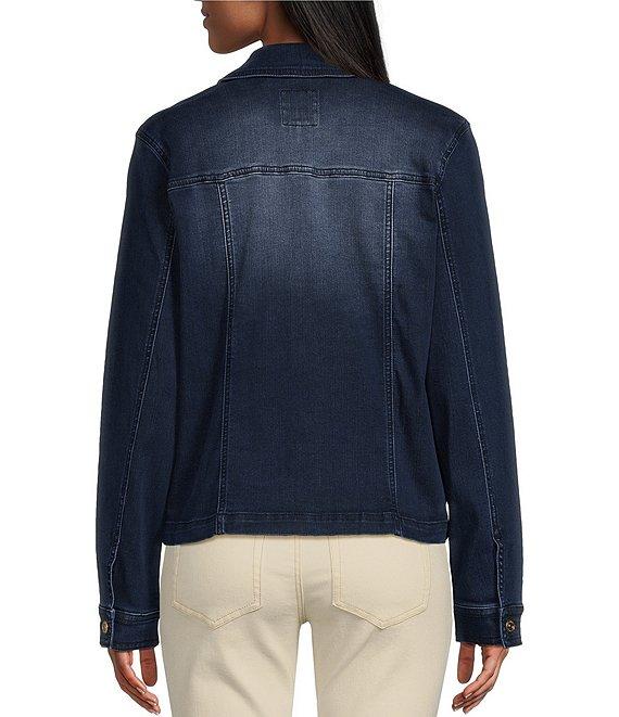 Tommy Bahama Leila Point Collar Long Sleeve Denim Jacket Product Image
