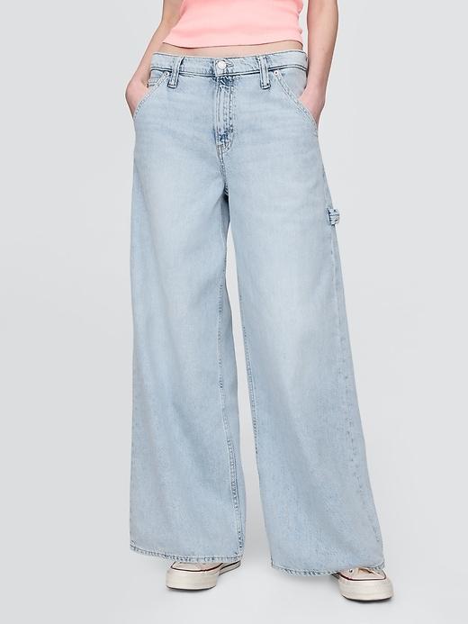 Mid Rise UltraSoft Baggy Jeans Product Image