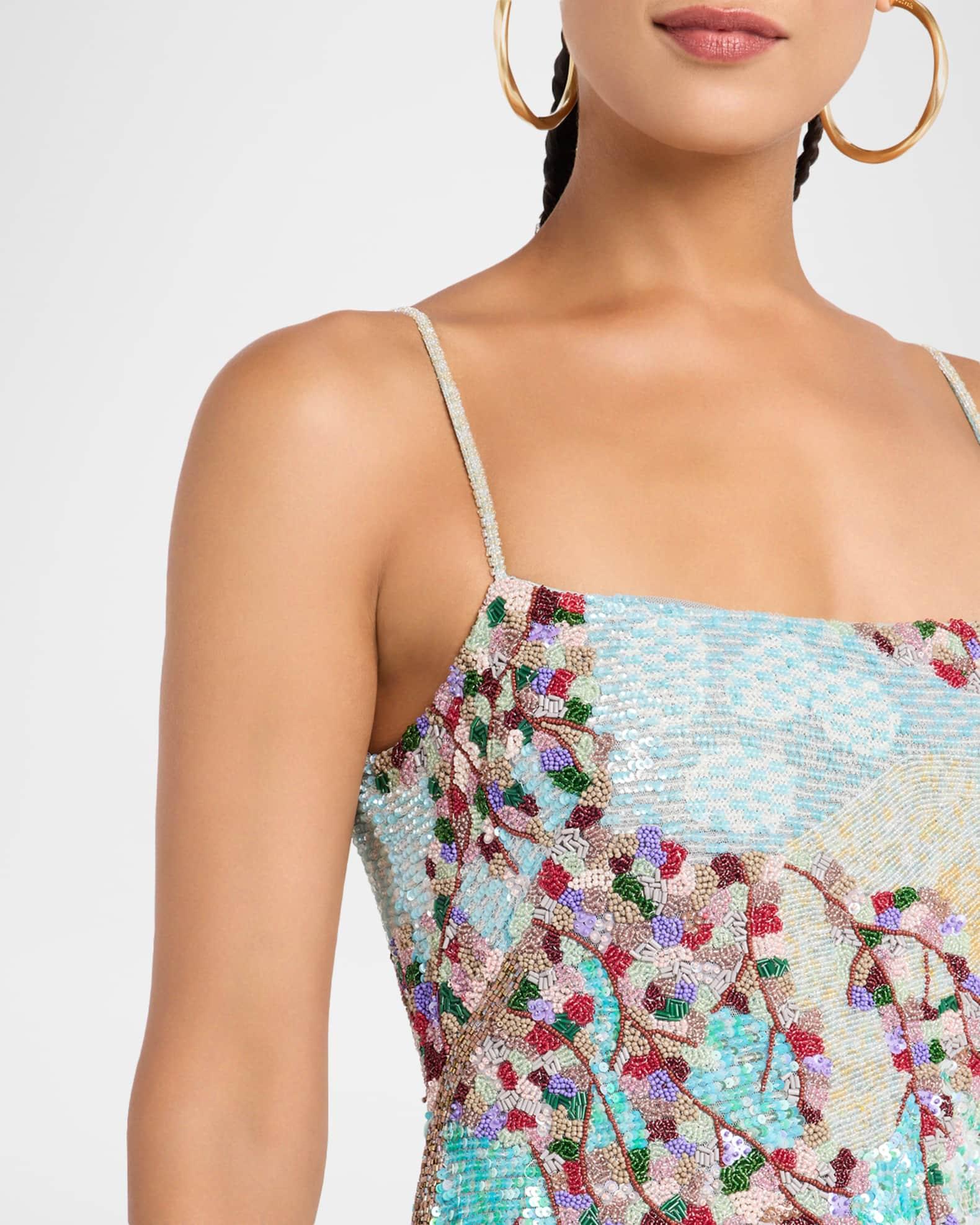 Bebe Hand-Beaded Mini Dress Product Image