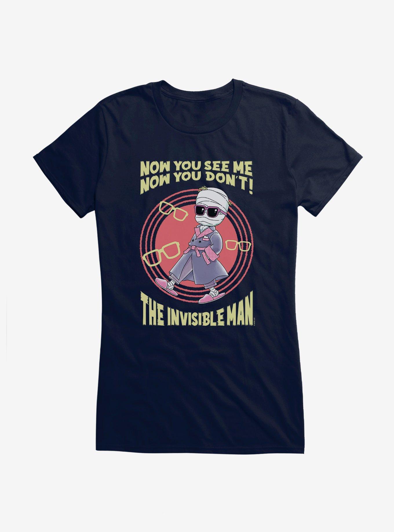 Universal Anime Monsters Invisible Man Girls T-Shirt Product Image